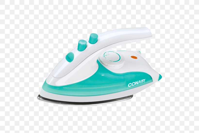 Clothes Iron Clothes Steamer Ironing Small Appliance, PNG, 550x550px, Clothes Iron, Aqua, Clothes Steamer, Conair, Food Steamers Download Free