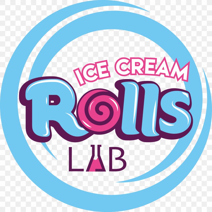 Ice Cream Rolls Lab Fried Ice Logo Brand, PNG, 2092x2094px, Ice Cream, Area, Brand, Fried Ice, Ice Download Free