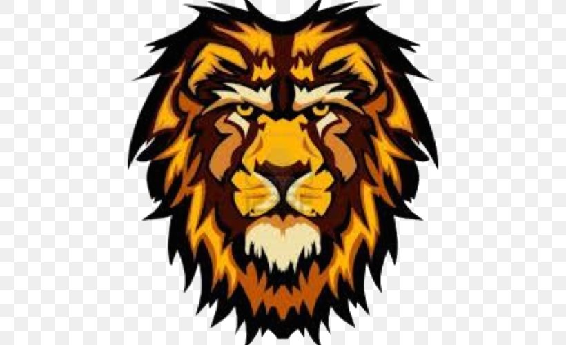 Lion Logo Clip Art, PNG, 500x500px, Lion, Art, Big Cats, Carnivoran, Cat Like Mammal Download Free