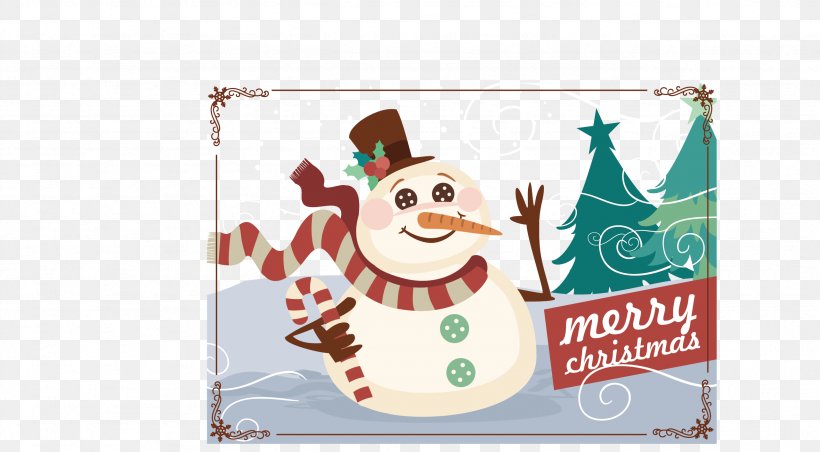 Santa Claus Christmas Snowman Illustration, PNG, 2561x1412px, Santa Claus, Christmas, Christmas Eve, Christmas Ornament, Christmas Tree Download Free