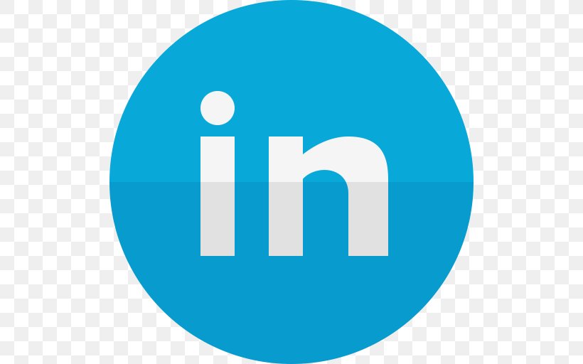 Social Media LinkedIn Logo, PNG, 512x512px, Social Media, Aqua, Area, Azure, Blue Download Free