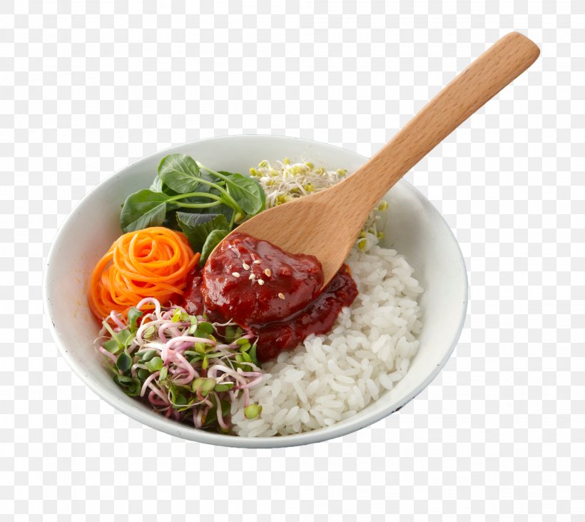 Bibimbap Vegetarian Cuisine White Rice Asian Cuisine Vegetable, PNG, 1979x1765px, Bibimbap, Asian Cuisine, Asian Food, Cereal, Chili Pepper Download Free