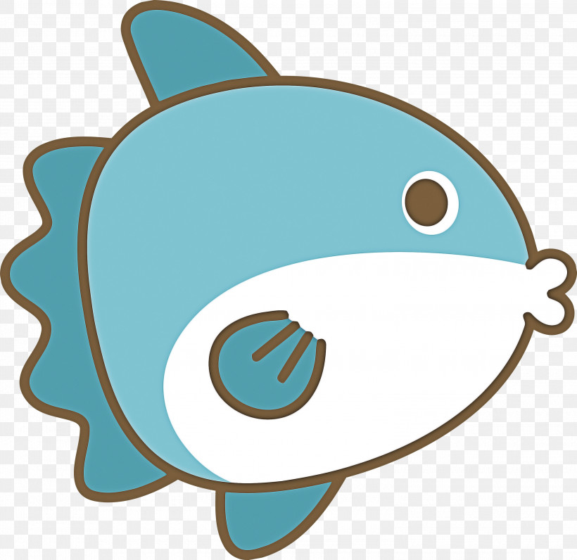 Turquoise Fish Cartoon Turquoise Fish, PNG, 3000x2915px, Baby Sunfish, Cartoon, Cartoon Sunfish, Fish, Sunfish Download Free