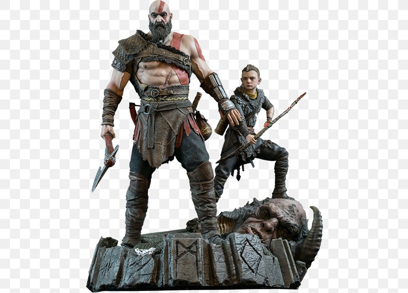 God Of War: Ascension God Of War III Kratos Statue, PNG, 480x589px, God Of War, Action Figure, Action Toy Figures, Atreus, Figurine Download Free