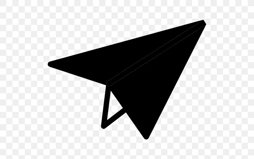 Paper Plane Airplane, PNG, 512x512px, Paper, Airplane, Black, Black And White, Freeplane Download Free