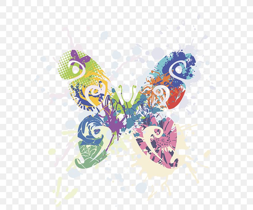 Vector Graphics Clip Art Abstract Art Graphic Design, PNG, 600x678px, Abstract Art, Art, Butterfly, Illustrator, Insect Download Free