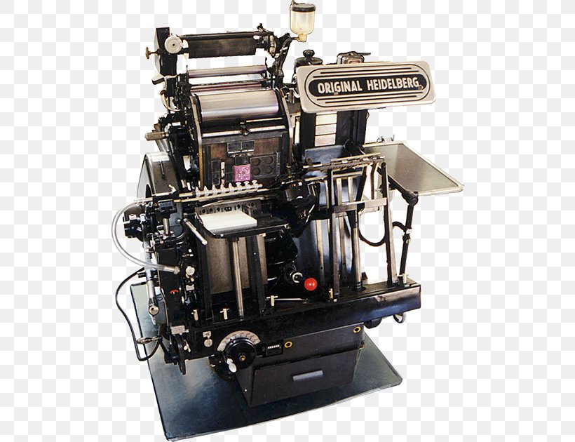 Heidelberger Druckmaschinen Platen Printing Press Letterpress Printing, PNG, 504x630px, Heidelberger Druckmaschinen, Auto Part, Foil Stamping, Heidelberg, Komori Download Free