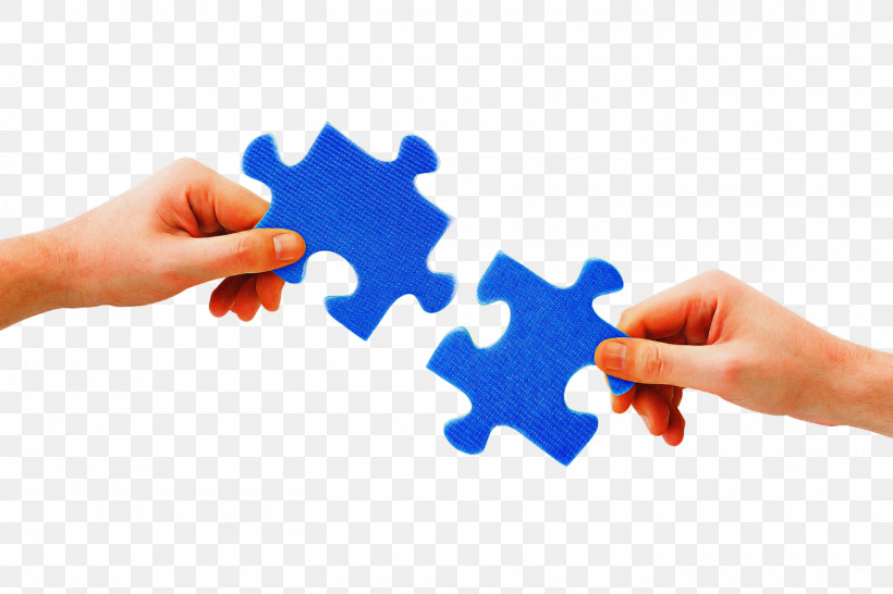 Jigsaw Puzzle Finger Hand Gesture Thumb, PNG, 1500x1000px, Jigsaw Puzzle, Collaboration, Electric Blue, Finger, Gesture Download Free