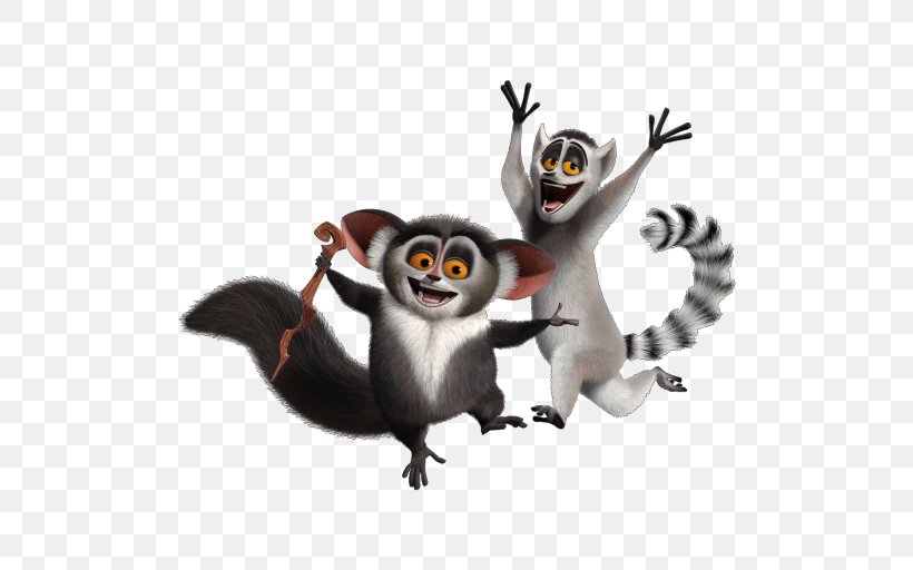Lemur Madagascar Telegram Animation, PNG, 512x512px, Lemur, All Hail King Julien, Animation, Beak, Flightless Bird Download Free