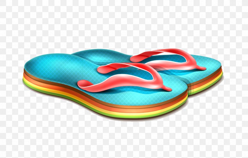 Slipper Shoe Adobe Illustrator, PNG, 1000x638px, Slipper, Aqua, Flip Flops, Flipflops, Footwear Download Free