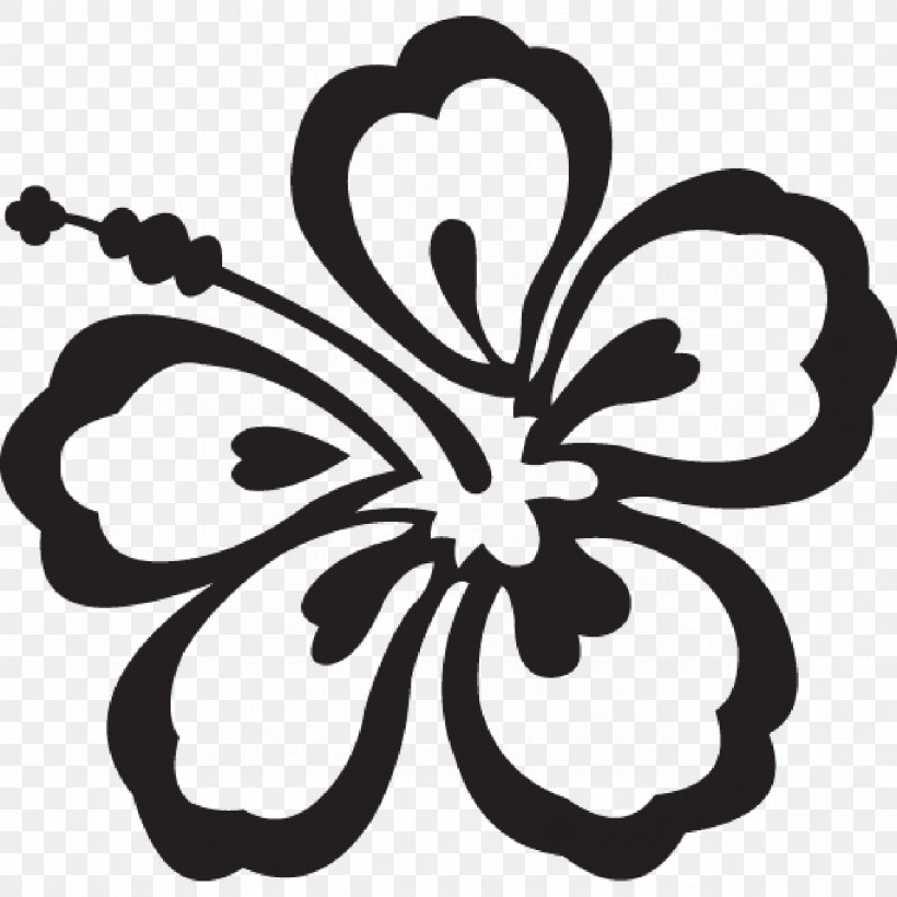 Hawaiian Flower Clip Art, PNG, 1183x1183px, Hawaii, Artwork, Autocad Dxf, Black And White, Flora Download Free