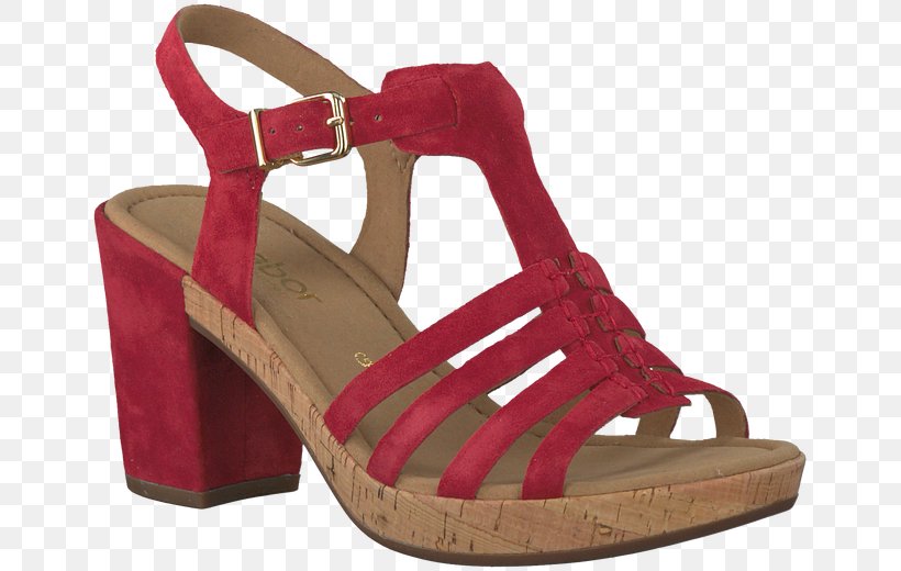 Sandal Absatz Gabor Women Red Leather, PNG, 650x520px, Sandal, Absatz, Blue, Boot, Footwear Download Free
