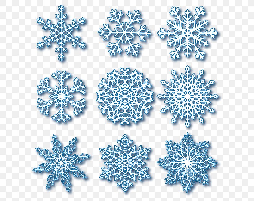 Snowflake Euclidean Vector, PNG, 650x650px, Snowflake, Blue, Computer Graphics, Pattern, Shape Download Free