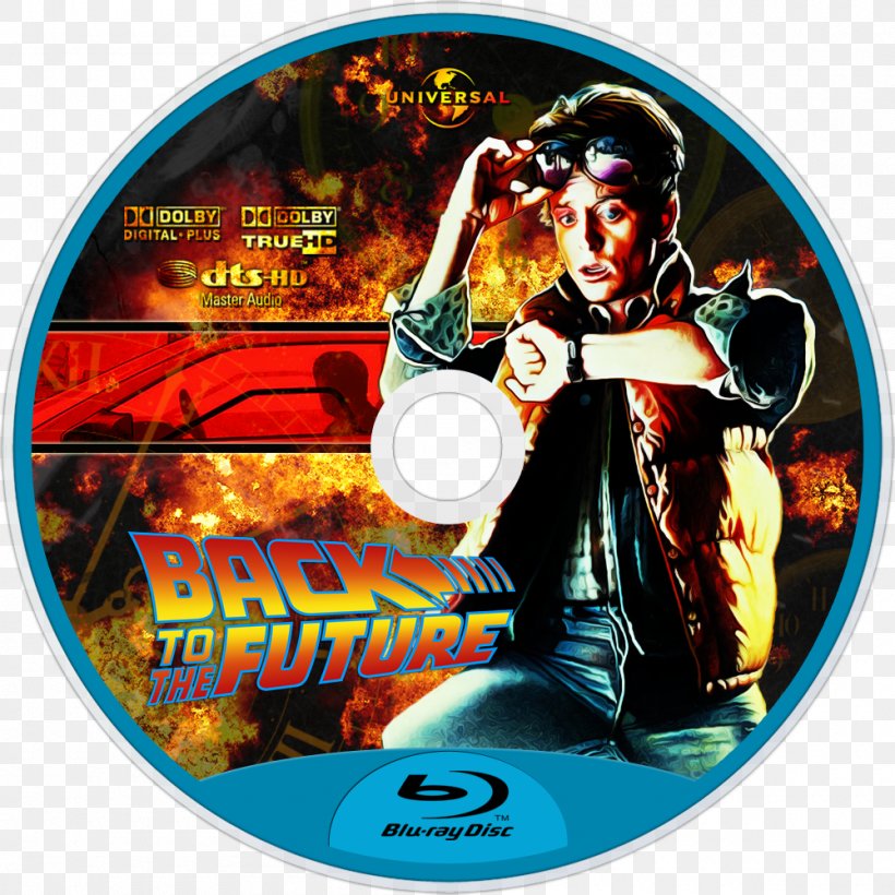 Blu-ray Disc DVD YouTube Back To The Future Compact Disc, PNG, 1000x1000px, Bluray Disc, Back To The Future, Capacitance Electronic Disc, Compact Disc, Cover Art Download Free