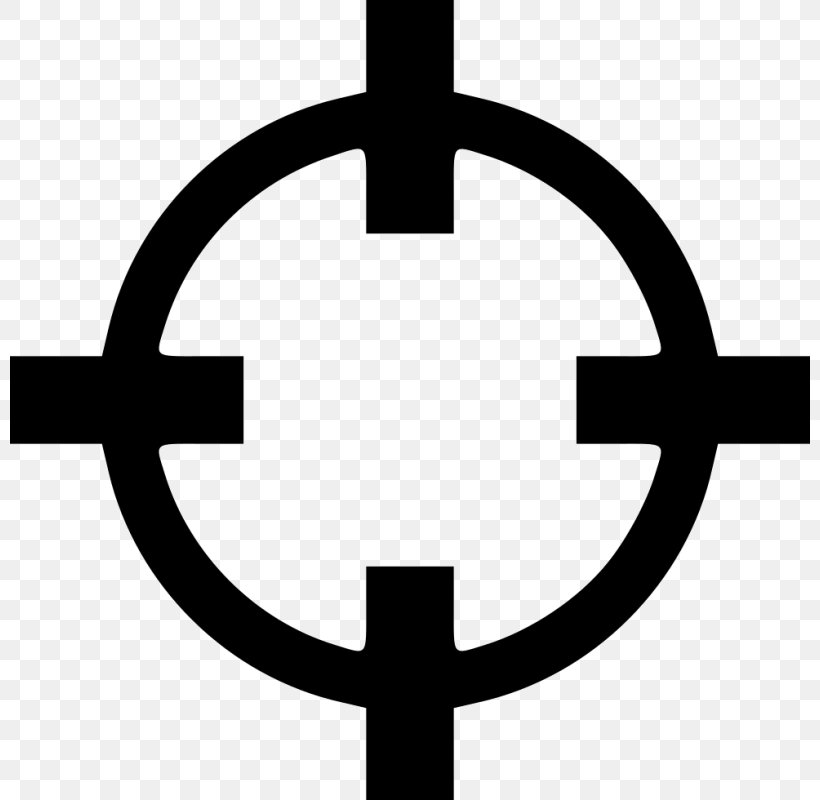 Reticle Clip Art, PNG, 800x800px, Reticle, Black And White, Cross, Symbol Download Free