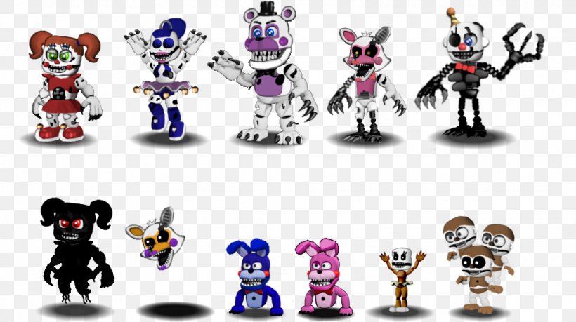 Five Nights At Freddy's 4 Nightmare Infant Circus Character, PNG, 1024x574px, Nightmare, Action Figure, Action Toy Figures, Art, Body Jewelry Download Free