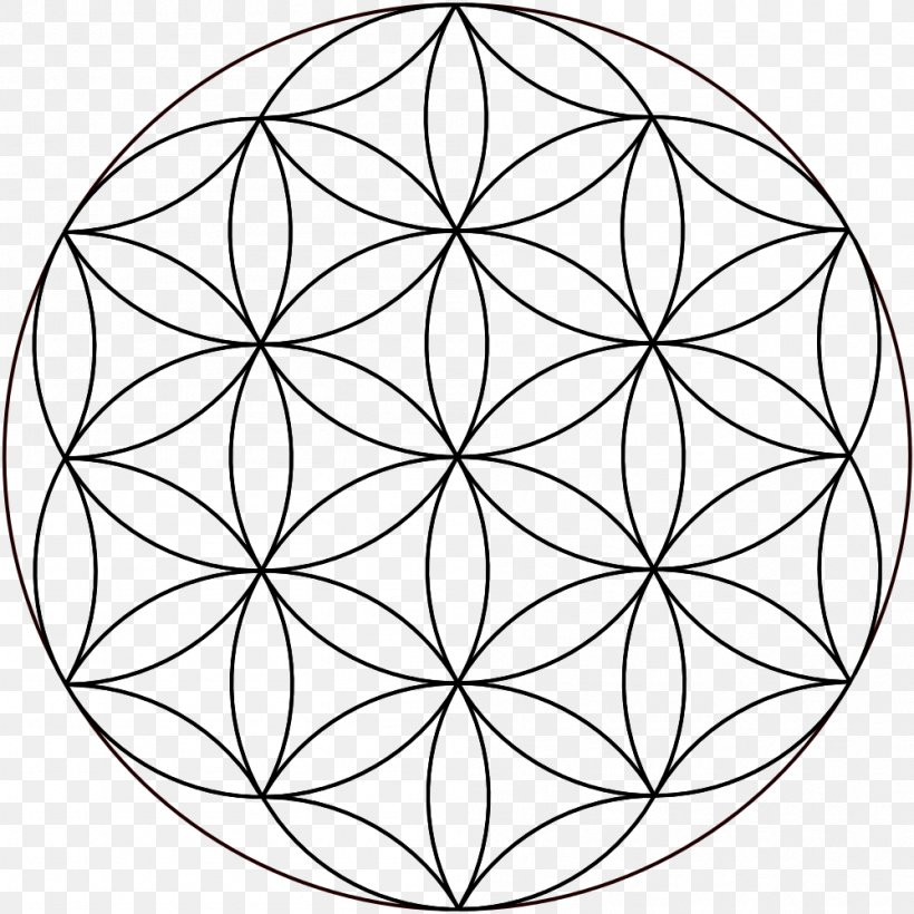 Overlapping Circles Grid Sacred Geometry Vitruvian Man, PNG, 999x1000px, Overlapping Circles Grid, Area, Art, Black And White, Drawing Download Free