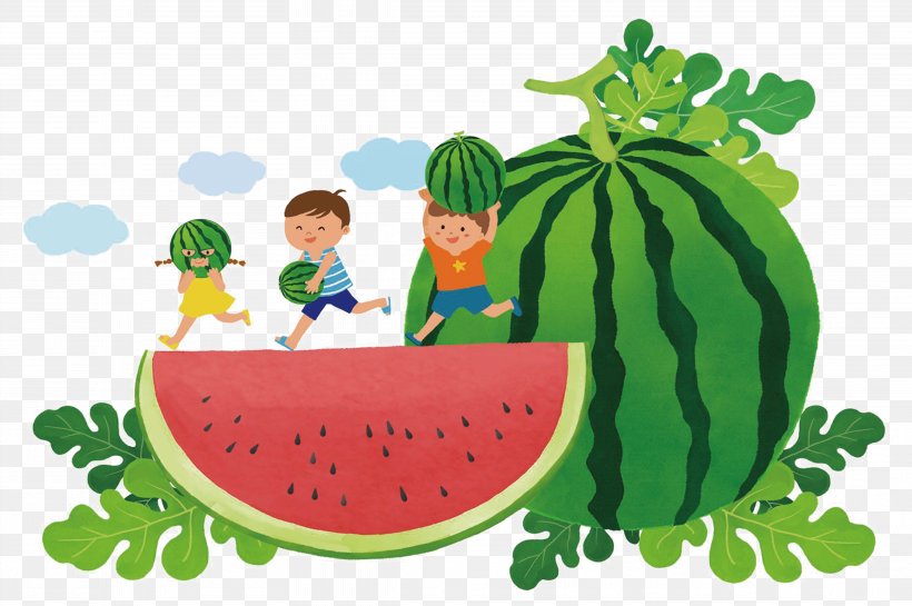 Watermelon Summer Illustration, PNG, 4511x3000px, Watermelon, Advertising, Auglis, Autumn, Cartoon Download Free