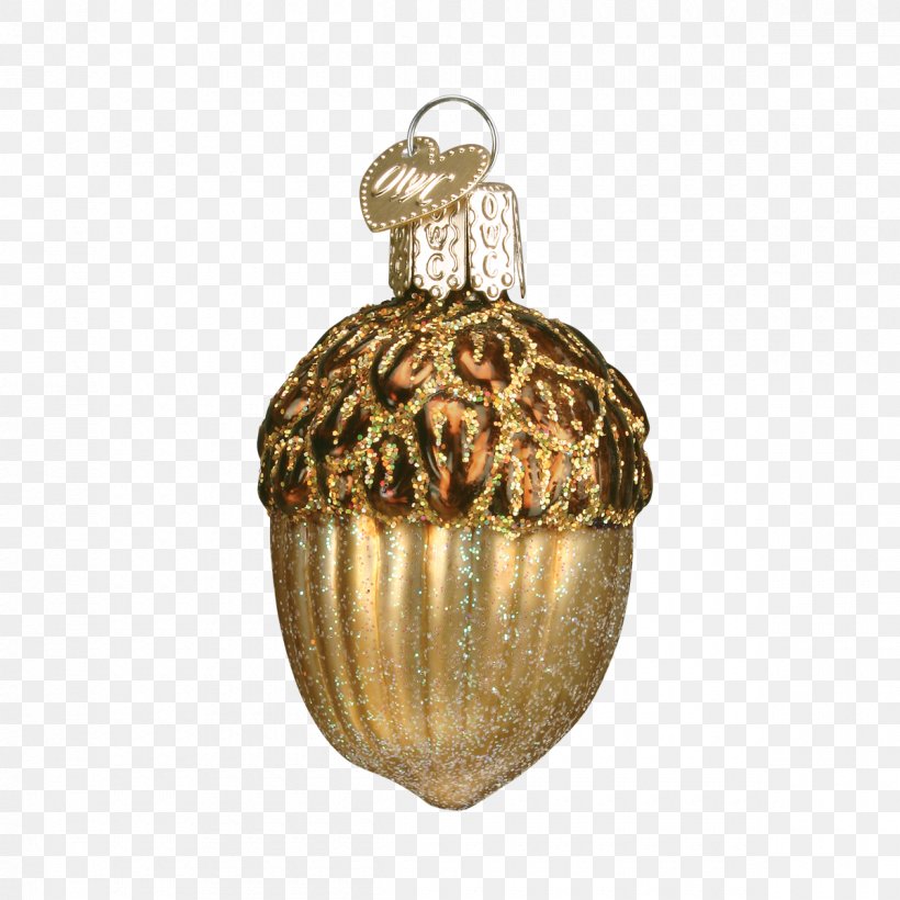 Christmas Ornament Acorn Tradition Christmas Decoration, PNG, 1200x1200px, Christmas Ornament, Acorn, Brass, Building, Christmas Download Free