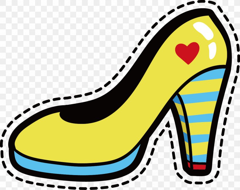 High-heeled Footwear Drawing Clip Art, PNG, 1222x968px, Highheeled Footwear, Area, Drawing, Envelope, Footwear Download Free