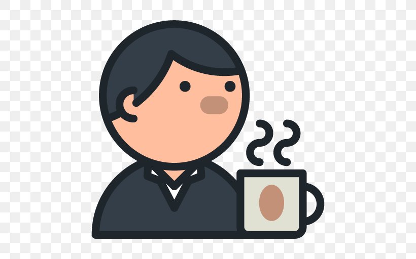 Report Cartoon Interview, PNG, 512x512px, Icon Design, Art, Cartoon, Cheek, Coffee Cup Download Free