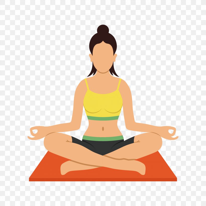 Vector Graphics Meditation Clip Art Yoga Asana, PNG, 2107x2107px, Meditation, Abdomen, Arm, Asana, Balance Download Free