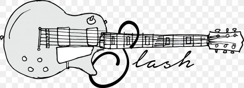 Electric Guitar Musical Instrument Accessory Line Art Font, PNG, 2016x731px, Watercolor, Cartoon, Flower, Frame, Heart Download Free