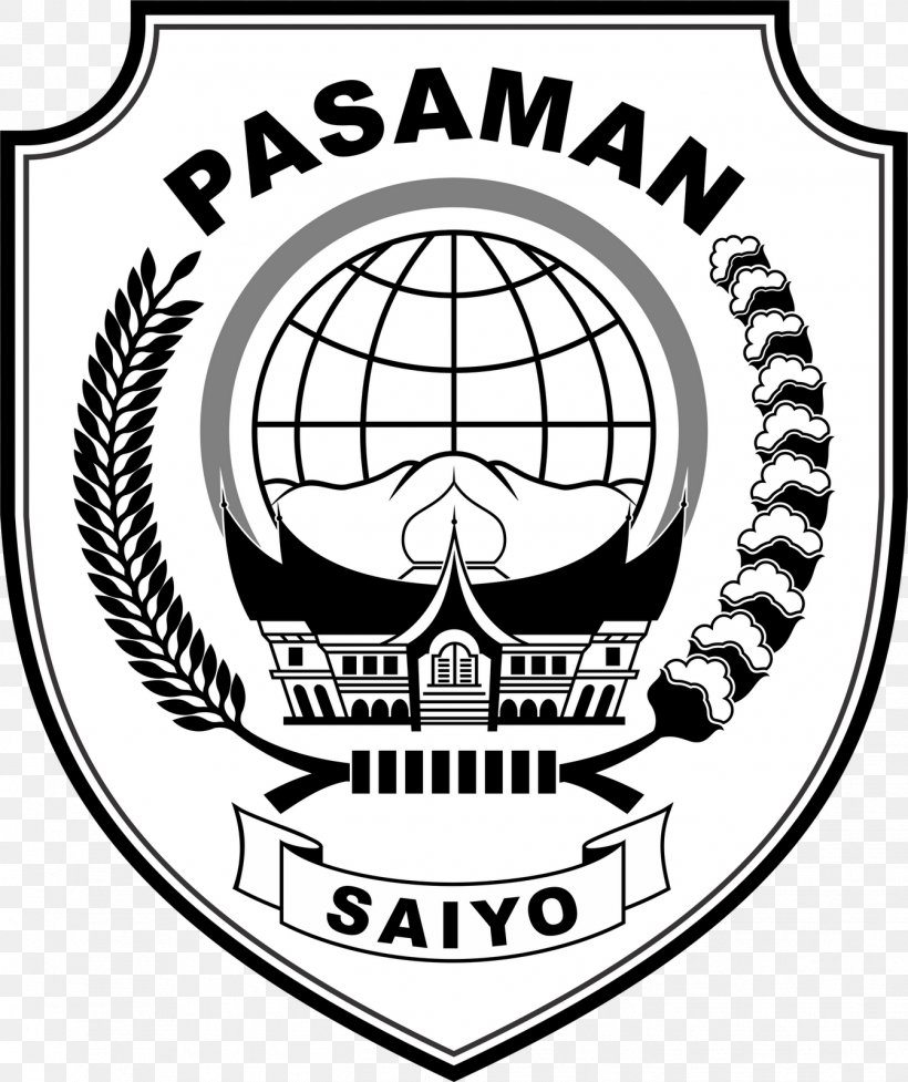 Pasaman Regency Logo Symbol Emblem, PNG, 1342x1600px, Pasaman Regency, Area, Ball, Black And White, Blog Download Free