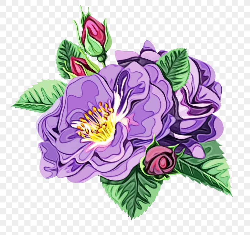 Rose, PNG, 800x769px, Watercolor, Flower, Flowering Plant, Lilac, Paint Download Free