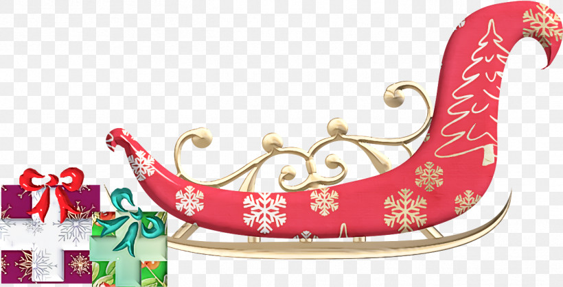 Santa Sled Santa Sleigh Christmas, PNG, 1346x688px, Santa Sled, Christmas, Ornament, Santa Sleigh Download Free