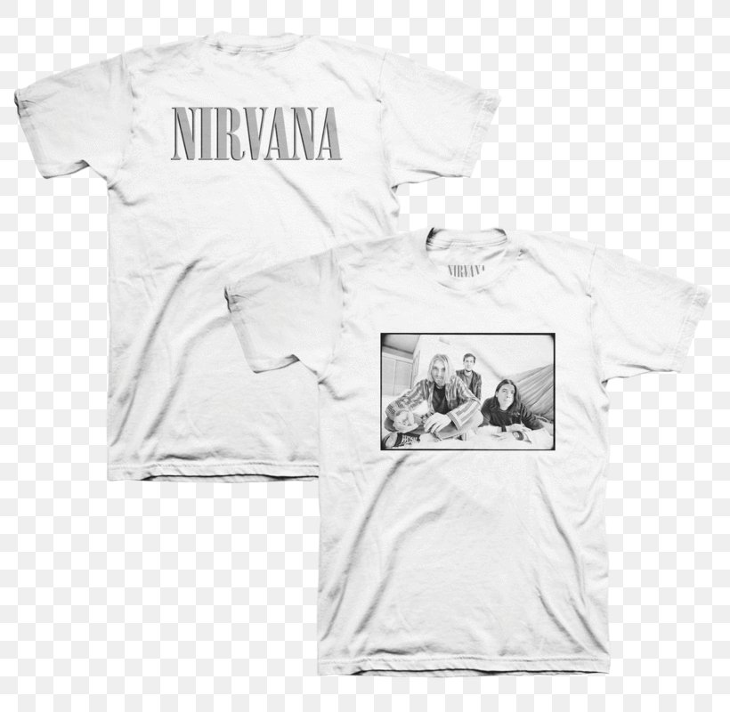 T-shirt In Utero Nirvana Sleeve, PNG, 800x800px, Tshirt, Active Shirt, Black And White, Brand, Clothing Download Free