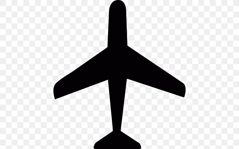 Airplane Aircraft Clip Art Symbol, PNG, 512x512px, Airplane, Aircraft, Black And White, Logo, Propeller Download Free