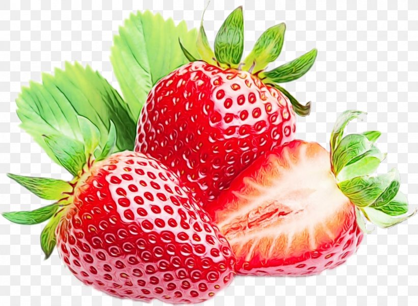 Strawberry, PNG, 1358x995px, Watercolor, Accessory Fruit, Berry, Food, Fruit Download Free
