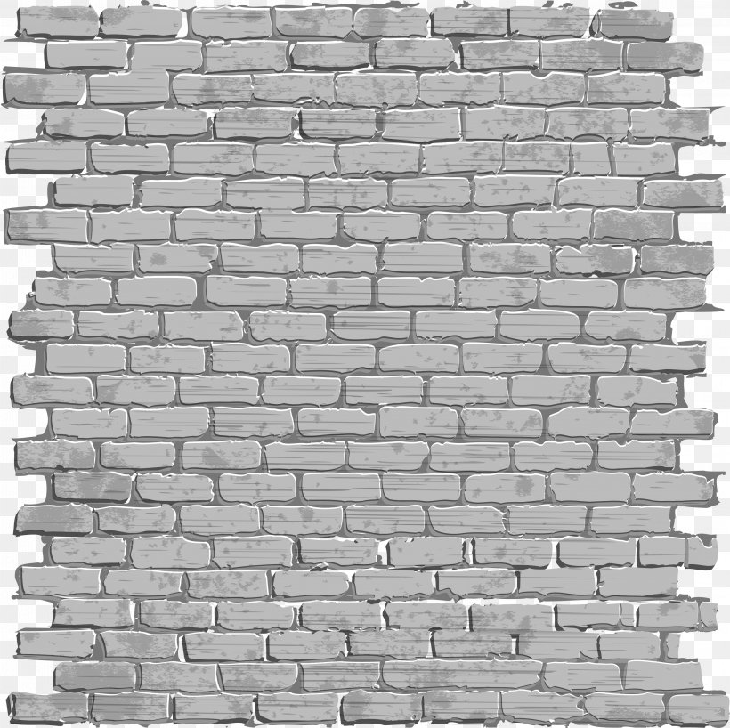 Brick Wall, PNG, 3001x2996px, Brick, Black, Black And White, Brickwork, Gratis Download Free