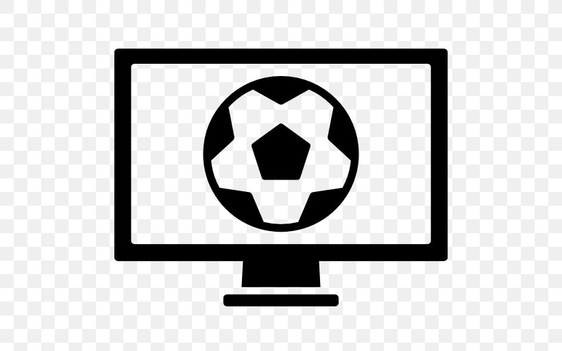 Television Sport Football, PNG, 512x512px, Television, Area, Ball, Black And White, Brand Download Free