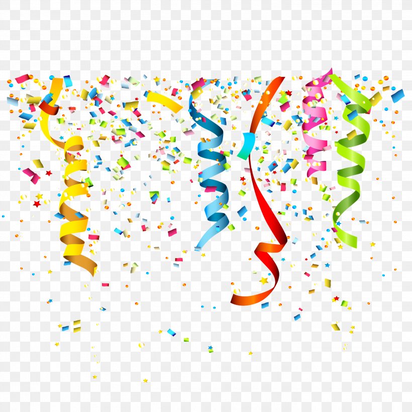 Party Confetti Birthday Clip Art, PNG, 2835x2835px, Birthday, Area, Balloon, Confetti, Gift Download Free