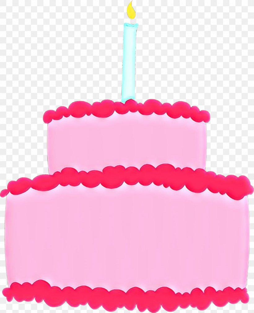 Pink Birthday Cake, PNG, 958x1181px, Cartoon, Baked Goods, Baking, Birthday, Birthday Cake Download Free