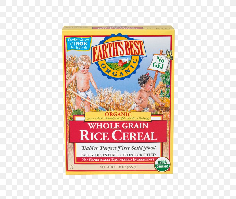 Rice Cereal Baby Food Breakfast Cereal Organic Food Whole Grain, PNG, 434x690px, Rice Cereal, Baby Food, Breakfast Cereal, Brown Rice, Cereal Download Free