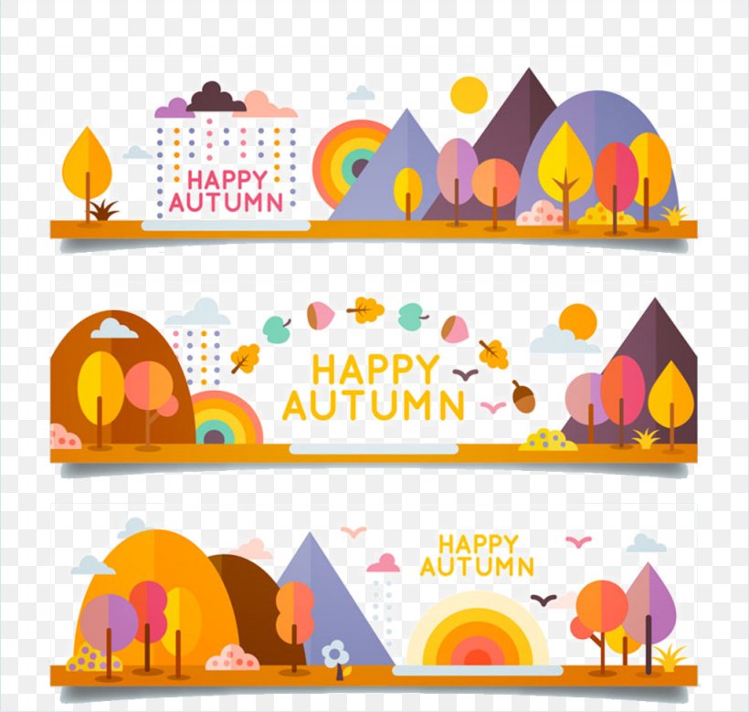 Autumn Banner, PNG, 1024x975px, Autumn, Area, Art, Banner, Drawing Download Free