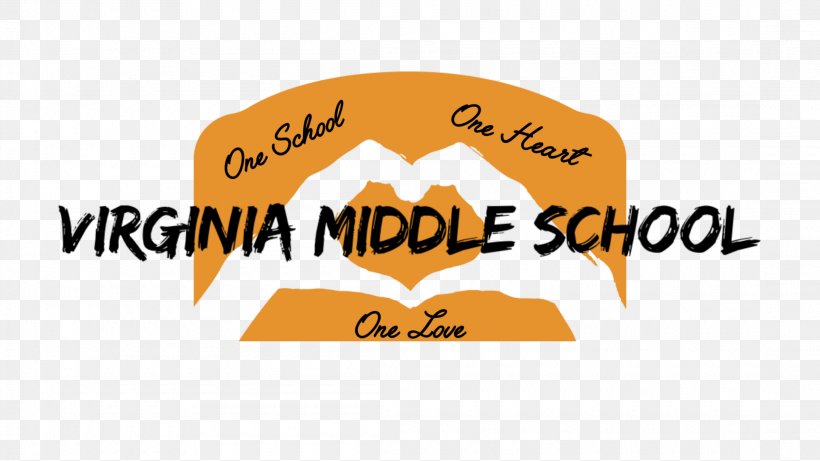 Logo One Heart One Love Virginia Middle School Brand Font, PNG, 2200x1238px, Logo, Brand, Middle School, Orange, Orange Sa Download Free