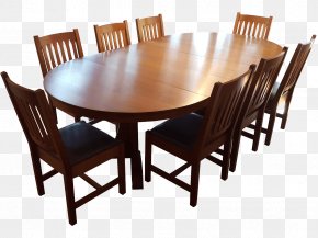 Table - Table Mission Style Furniture Dining Room Matbord PNG