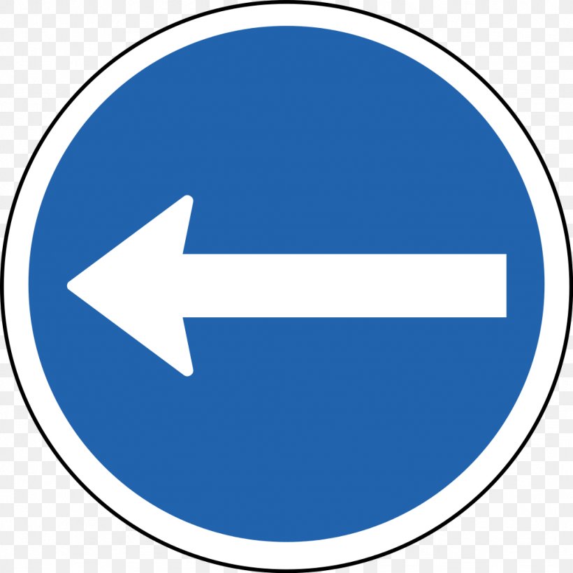 Traffic Sign Mandatory Sign Clip Art, PNG, 1024x1024px, Traffic Sign, Area, Blue, Brand, Left And Righthand Traffic Download Free
