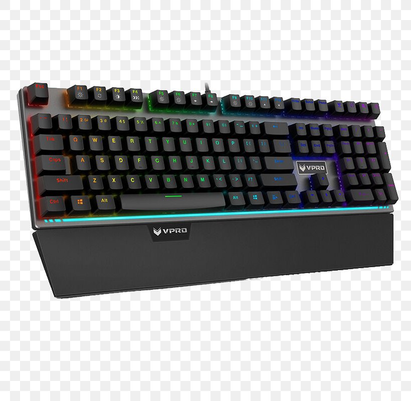 Computer Keyboard Computer Mouse Gaming Keypad Backlight Rapoo, PNG, 800x800px, Computer Keyboard, Backlight, Color, Computer, Computer Component Download Free