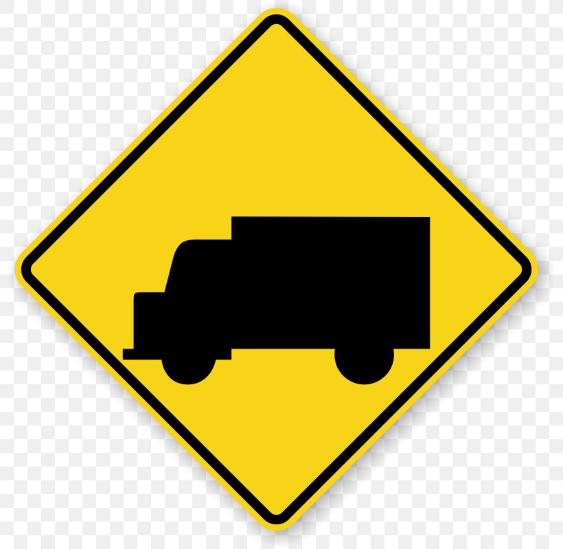 Traffic Sign Truck Warning Sign Manual On Uniform Traffic Control Devices, PNG, 800x800px, Traffic Sign, Area, Brand, Driving, Emergency Vehicle Download Free