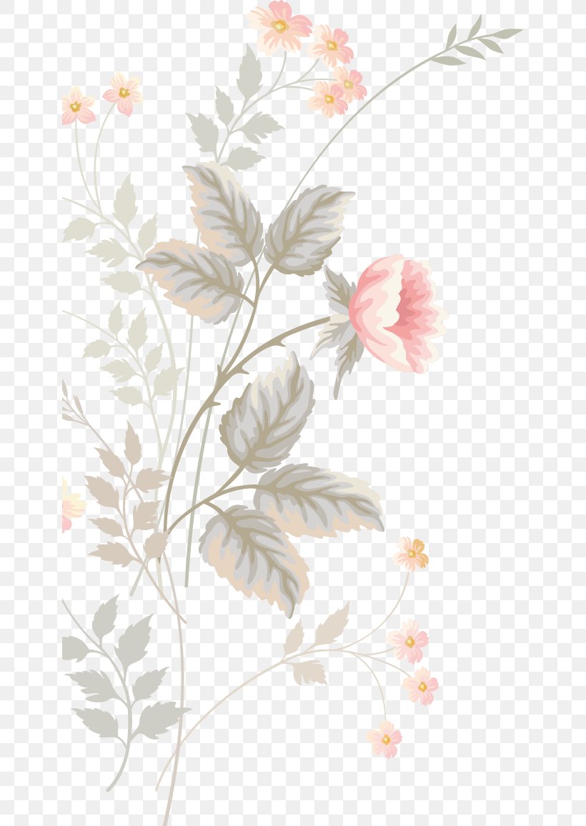 Watercolor Painting Floral Design, PNG, 646x1156px, Watercolor Painting, Art, Blossom, Branch, Decoupage Download Free