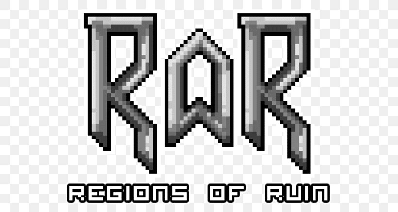 Regions Of Ruin Logo Game Frostpunk Ruins, PNG, 615x438px, Logo, Black And White, Brand, Building, Frostpunk Download Free