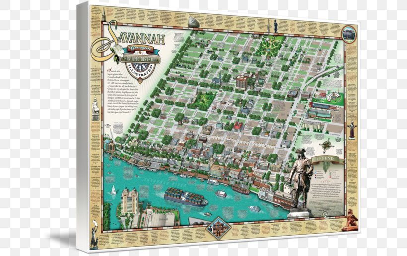 Savannah Historic District Gallery Wrap Canvas Art, PNG, 650x517px, Savannah Historic District, Art, Buenos Aires, Canvas, Gallery Wrap Download Free