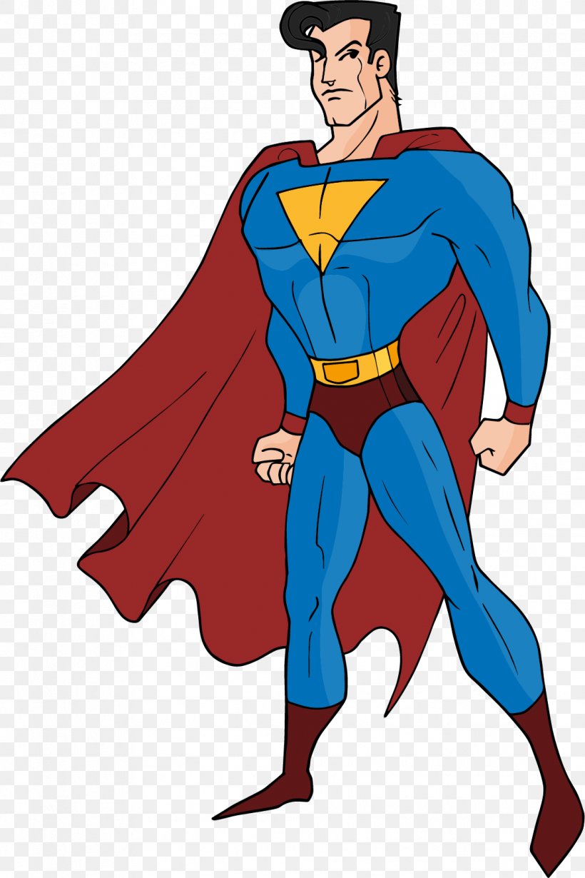 Superman Clip Art, PNG, 1118x1677px, Superman, Cartoon, Drawing, Electric Blue, Fictional Character Download Free