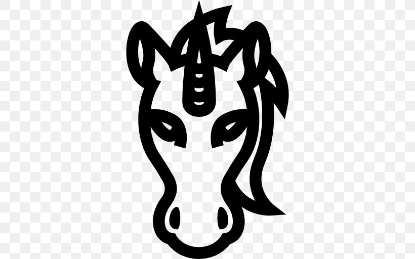 Horse Head Mask Unicorn, PNG, 512x512px, Horse, Animal, Artwork, Black And White, Elephant Download Free