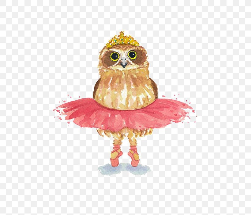 Owl T-shirt Ballet Dancer Watercolor Painting, PNG, 564x705px, Owl, Art, Artist, Ballet, Ballet Dancer Download Free